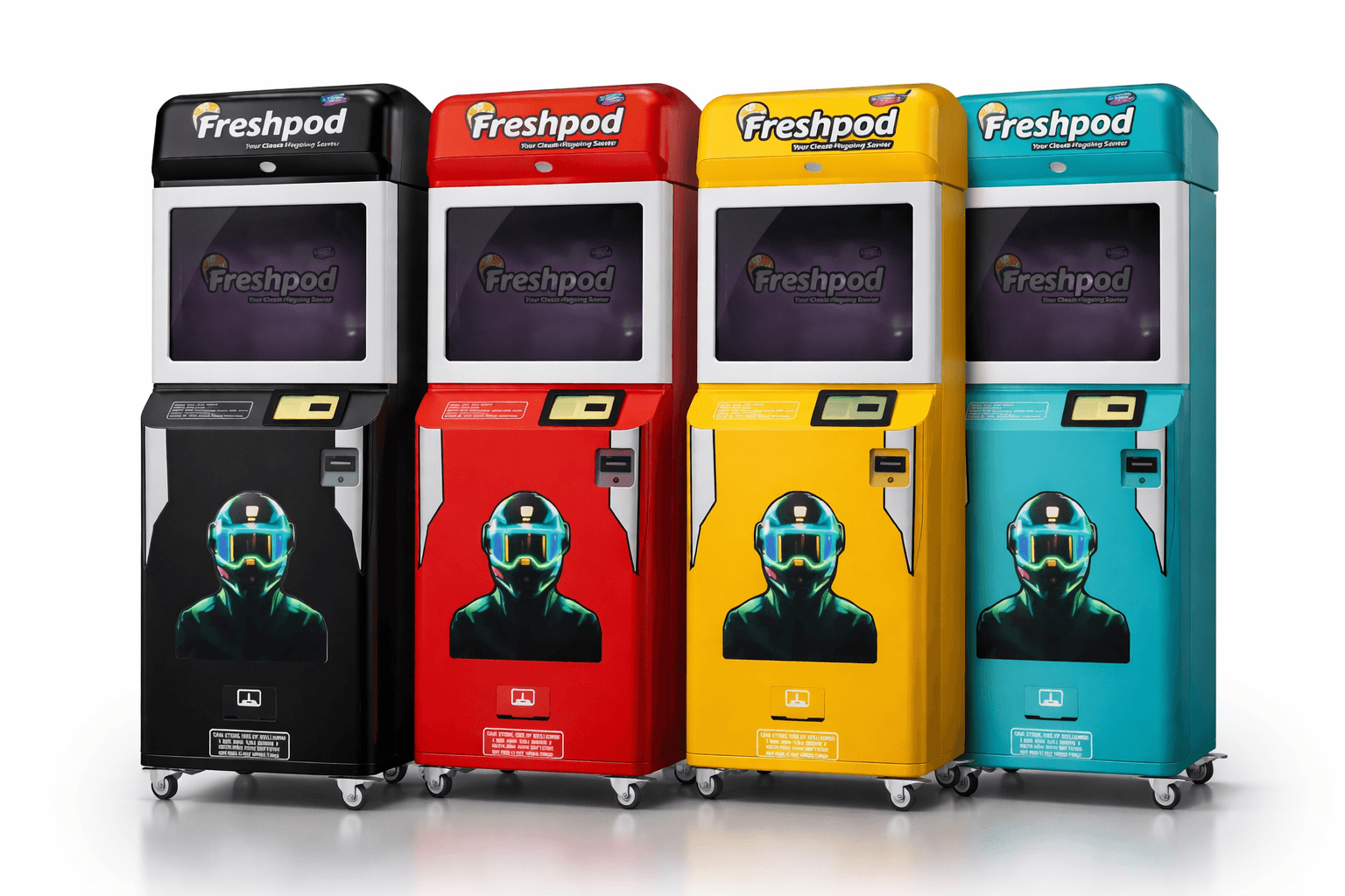 Freshpod automated helmet sanitization machine production enclosure